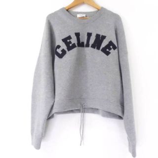 セリーヌ(celine)のセリーヌ 2A11V402P アスレチックセーター グレー系 S ウール、カシミヤ 長袖 AC999A39(ニット/セーター)