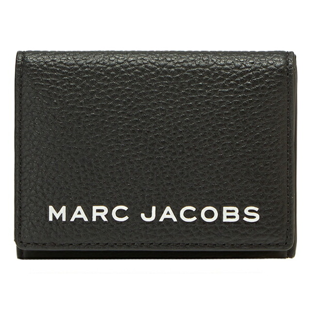 約90gBLACK本体新品 マークジェイコブス MARC JACOBS 3つ折り財布 ザ ボールド