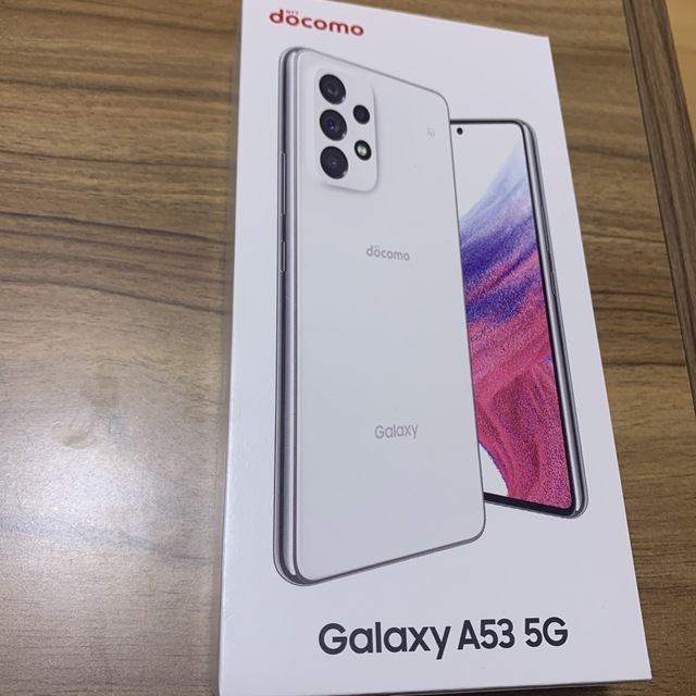 SAMSUNG Galaxy A53 5G SC-53C オーサムホワイトの通販 by スマートフォン's shop｜ラクマ