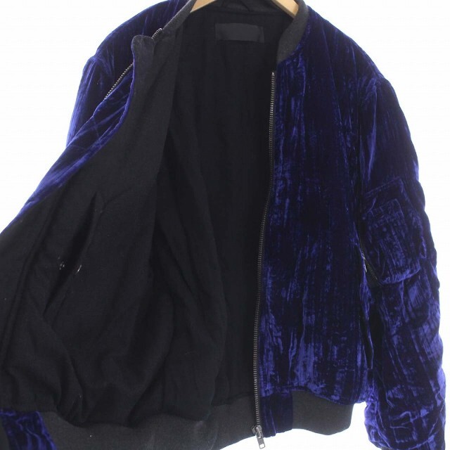 Haider Ackermann ベルベットボンバージャケット MA-1 中綿 7