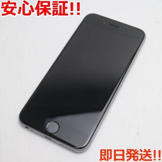 アイフォーン(iPhone)の超美品 SIMフリー iPhone6S 64GB スペースグレイ (スマートフォン本体)
