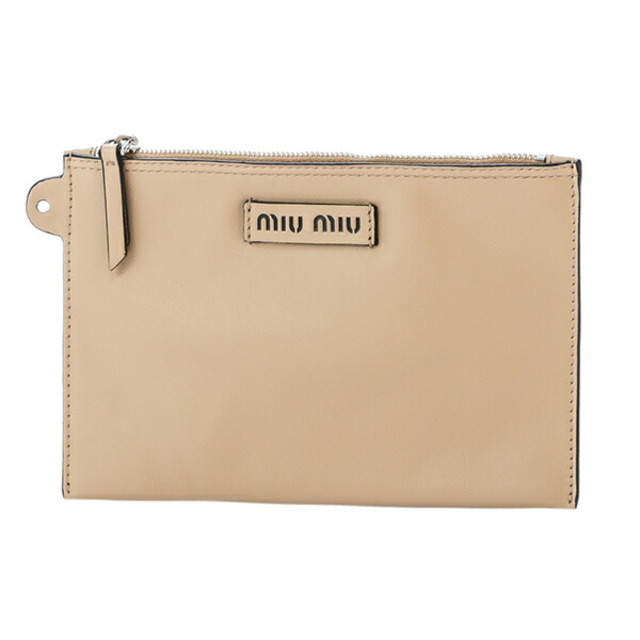 miumiu(ミュウミュウ)の新品 ミュウミュウ MIU MIU トートバッグ グレースラックス ベージュ レディースのバッグ(トートバッグ)の商品写真