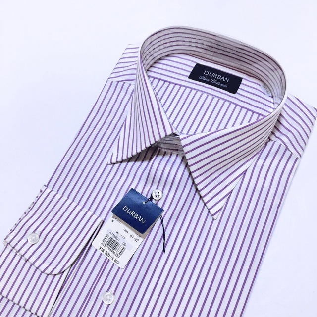 D’URBAN(ダーバン)のDURBAN 綿100% ワイシャツ　ビジネスシャツ　長袖　Lサイズ 41-82 メンズのトップス(シャツ)の商品写真