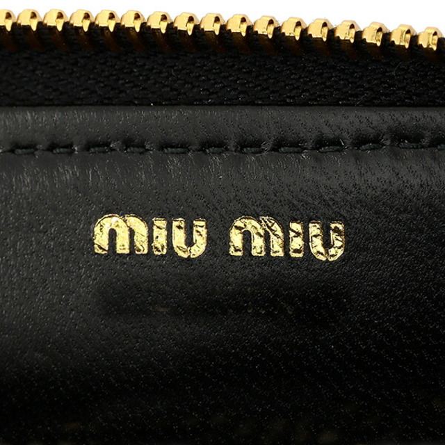 miumiu - 新品 ミュウミュウ MIU MIU カードケース ドットスタッズ