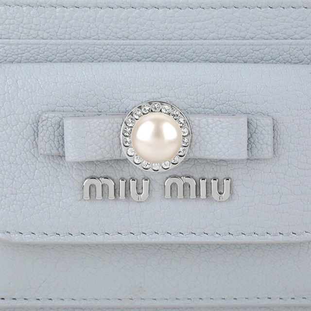 miumiu - 新品 ミュウミュウ MIU MIU カードケース マドラスパール ...