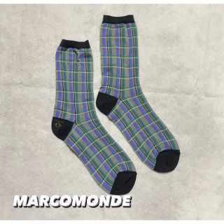 マルコモンド(MARCOMONDE)の【MARCOMONDE/マルコモンド】新品未使用 靴下 柄(ソックス)