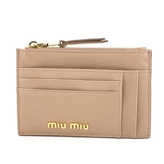 ミュウミュウ(miumiu)の新品 ミュウミュウ MIU MIU カードケース マドラス カメオ(名刺入れ/定期入れ)