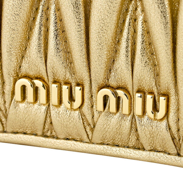 MIU MIU - 新品 ミュウミュウ MIU MIU 3つ折り財布 マテラッセ MIU MIU - 新品 ミュウミュウ MIU MIU 3つ折り財布 マテラッセ