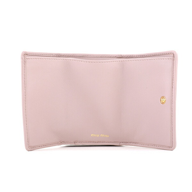 MIU MIU - 新品 ミュウミュウ MIU MIU 3つ折り財布 マテラッセ MIU MIU - 新品 ミュウミュウ MIU MIU 3つ折り財布 マテラッセ