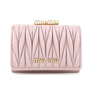 miumiu ピンク マテラッセ 財布　ミュウミュウ  財布