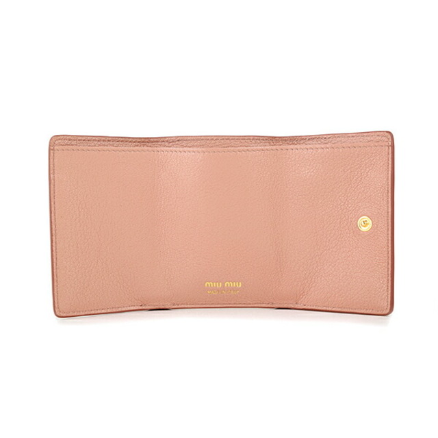 miumiu - 新品 ミュウミュウ MIU MIU 3つ折り財布 マドラスフィオッコ