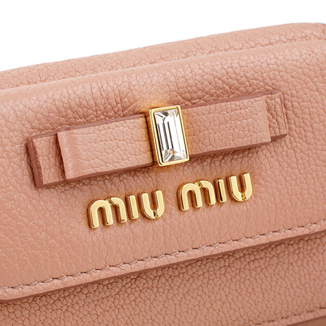 miumiu - 新品 ミュウミュウ MIU MIU 3つ折り財布 マドラスフィオッコ