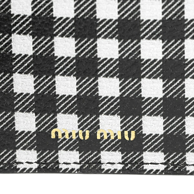 miumiu - 新品 ミュウミュウ MIU MIU 3つ折り財布 プリントマドラス