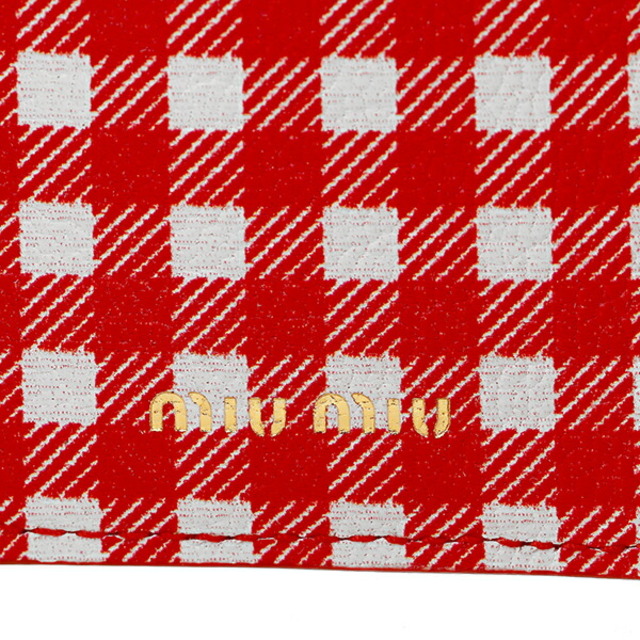 miumiu - 新品 ミュウミュウ MIU MIU 3つ折り財布 プリントマドラス