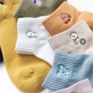 ビーティーイシビル(BT21)のゆりちゃんさま専用　BTS BT21 ソックス　セット(ソックス)