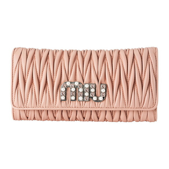 オリジナルデザイン手作り商品 miumiu 長財布 2回ほど使用のみ