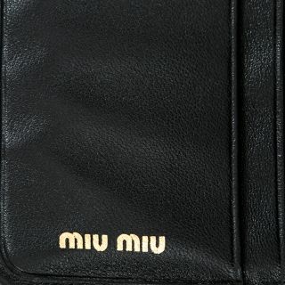 miumiu - 新品 ミュウミュウ MIU MIU 2つ折り財布 ナッパ インプン ...