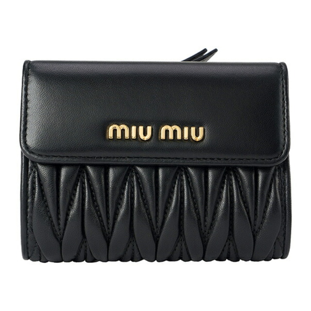 新品未使用 MIU MIU 折り財布 マテラッセ