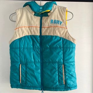 ロキシー(Roxy)のベスト ROXY 黄色 水色 フード付き 秋 冬(ジャケット/上着)