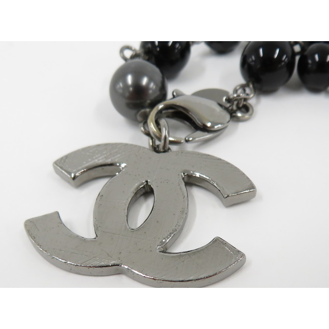 CHANEL - シャネル ブレスレット ココマーク フェイクパール ブラック