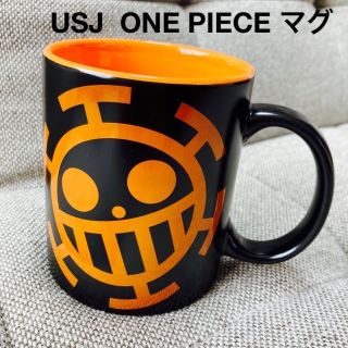 ユニバーサルスタジオジャパン(USJ)のONE PIECE   ワンピース　USJ マグカップ　オレンジ(キャラクターグッズ)