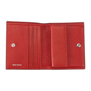 miumiu - 新品 ミュウミュウ MIU MIU 2つ折り財布 マドラス シティ miumiu - 新品 ミュウミュウ MIU MIU 2つ折り財布 マドラス シティ