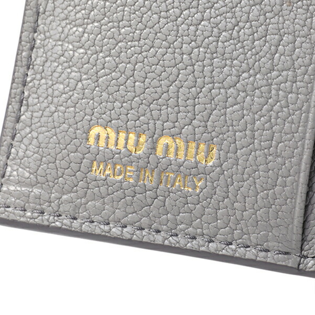 miumiu - 新品 ミュウミュウ MIU MIU 2つ折り財布 マドラスフィオッコ