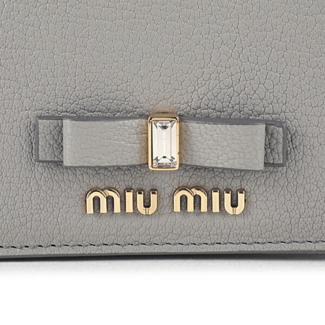 WEB限定デザイン 新品 ミュウミュウ MIU MIU 2つ折り財布 マドラス