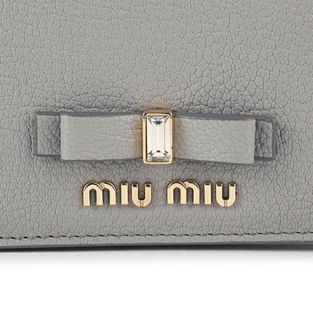 miumiu - 新品 ミュウミュウ MIU MIU 2つ折り財布 マドラスフィオッコ