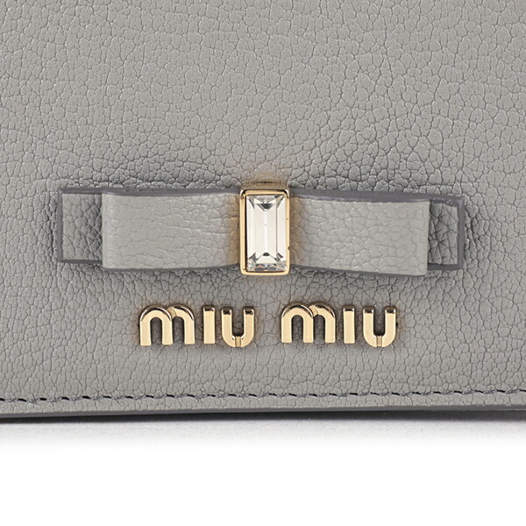 新品 ミュウミュウ MIU MIU 長財布 マドラスフィオッコ ヌーベ