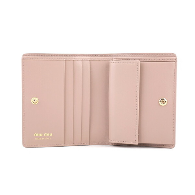 miumiu - 新品 ミュウミュウ MIU MIU 2つ折り財布 クロコプリント