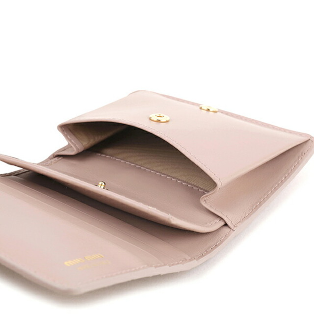 MIU MIU - 新品 ミュウミュウ MIU MIU 2つ折り財布 クロコ MIU MIU - 新品 ミュウミュウ MIU MIU 2つ折り財布 クロコ