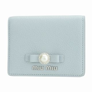 miumiu ミュウミュウ　財布　水色