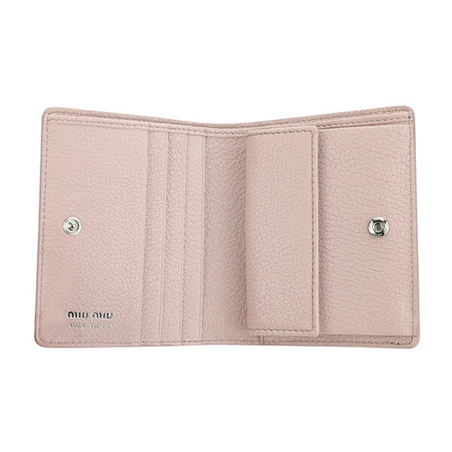 MIU MIU 2つ折り財布 新品未使用 女の財布です ピンク-