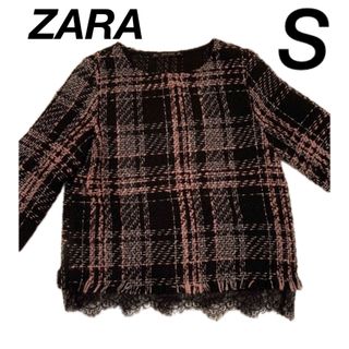 ザラ(ZARA)のZARA ツイードトップス(その他)