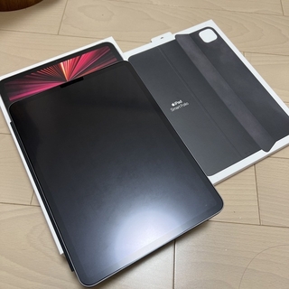 アイパッド(iPad)のiPad Pro 11第3世代 128GB 純正ケース&AppleCare付き(タブレット)