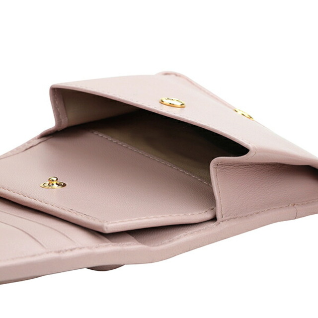 miumiu - 新品 ミュウミュウ MIU MIU 2つ折り財布 マテラッセ ピンクの