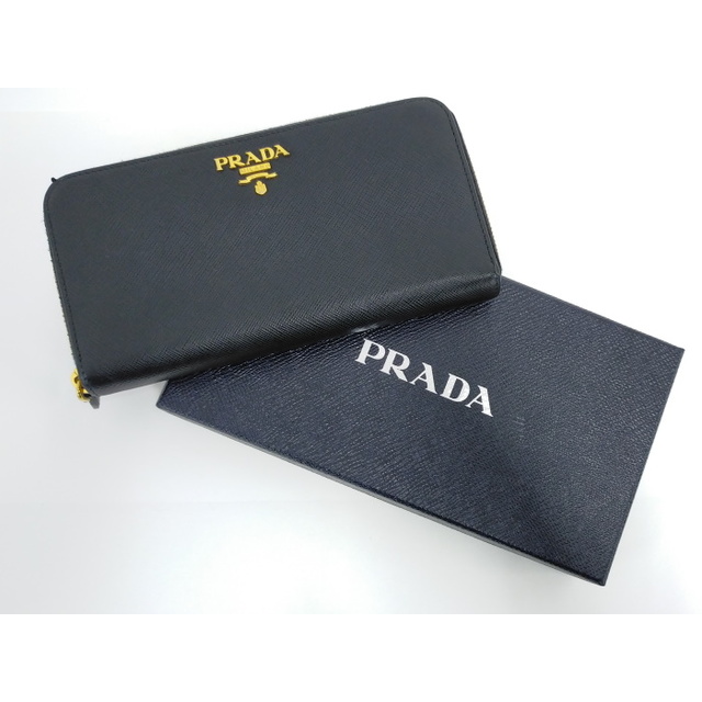 PRADA - PRADA ラウンドファスナー 長財布 サフィアーノ レザー