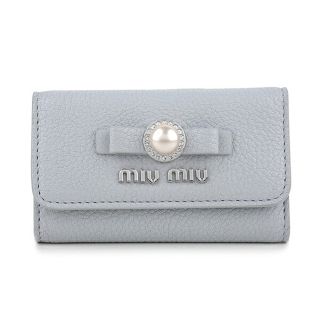 miumiu - 新品 ミュウミュウ MIU MIU キーケース マドラスパール miumiu - 新品 ミュウミュウ MIU MIU キーケース マドラスパール
