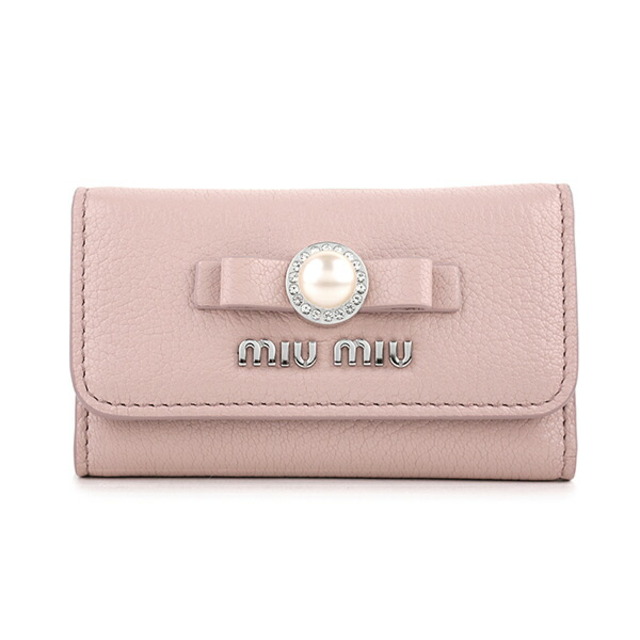 miumiu - 新品 ミュウミュウ MIU MIU キーケース マドラスパール