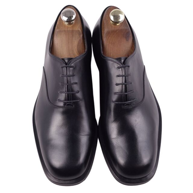 未使用 サルヴァトーレ フェラガモ Salvatore Ferragamo ビジネスシューズ 内羽根 ドレスシューズ レザーシューズ レースアップ カーフレザー シューズ 靴 メンズ 8.5EEE(26cm相当) ブラック 3