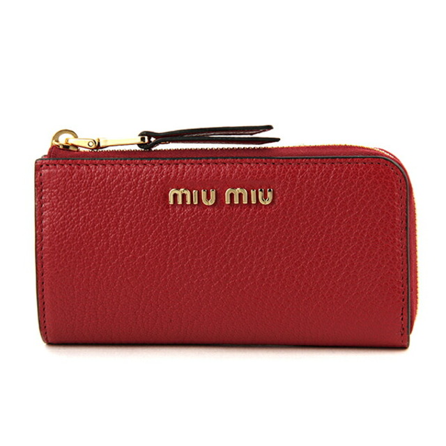 【新品】miumiu♡マドラスパール キーケース ライトブルー