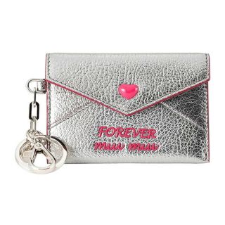 ミュウミュウ(miumiu)の新品 ミュウミュウ MIU MIU キーホルダー マドラス フォーエバー シルバー(キーホルダー)