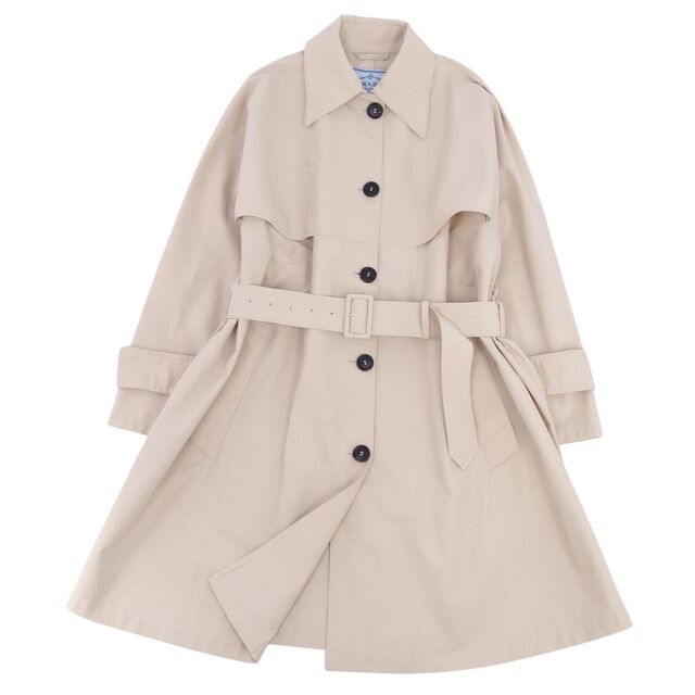 PRADA - 極美品 プラダ PRADA コート ロングコート コットン PRADA - 極美品 プラダ PRADA コート ロングコート コットン
