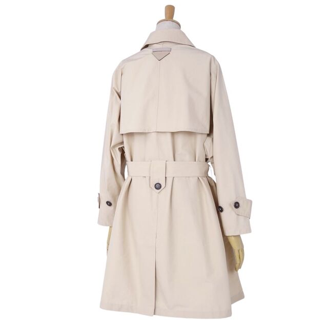 PRADA - 極美品 プラダ PRADA コート ロングコート コットン 無地