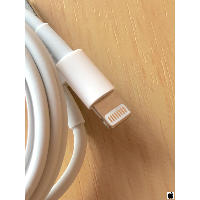 iPhone(アイフォーン)の Apple純正 Lightning Cable(２点) スマホ/家電/カメラのスマートフォン/携帯電話(その他)の商品写真