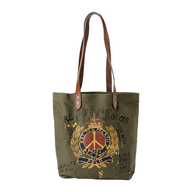 POLO RALPH LAUREN(ポロラルフローレン)の新品 ポロ ラルフローレン POLO RALPH LAUREN トートバッグ CANVAS TOTE メンズのバッグ(トートバッグ)の商品写真