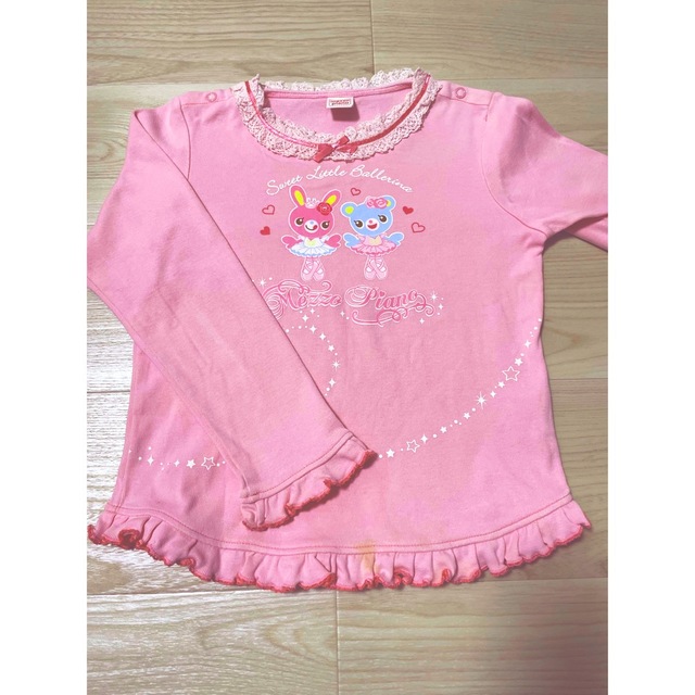 mezzo piano(メゾピアノ)のmezzopiano♡長袖トップス130size キッズ/ベビー/マタニティのキッズ服女の子用(90cm~)(Tシャツ/カットソー)の商品写真