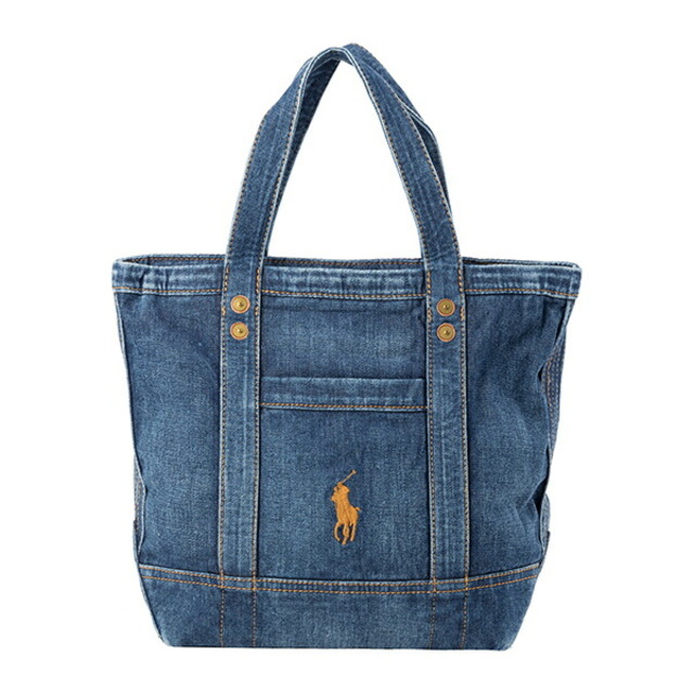 POLO RALPH LAUREN(ポロラルフローレン)の新品 ポロ ラルフローレン POLO RALPH LAUREN トートバッグ SMALL TOTE レディースのバッグ(トートバッグ)の商品写真