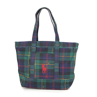 ポロラルフローレン(POLO RALPH LAUREN)の新品 ポロ ラルフローレン POLO RALPH LAUREN トートバッグ Medium Tartan Tote(トートバッグ)